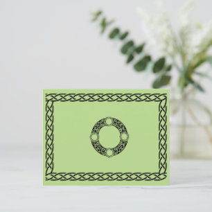 Cartão Postal Designs de nó irlandeses