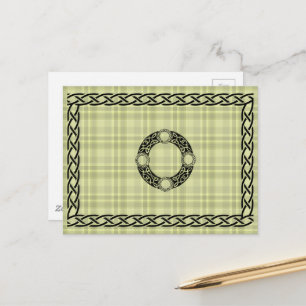 Cartão Postal Designs de nó irlandeses
