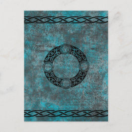 Cartão Postal Designs de nó irlandeses