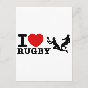Cartão Postal Designs de Rugby