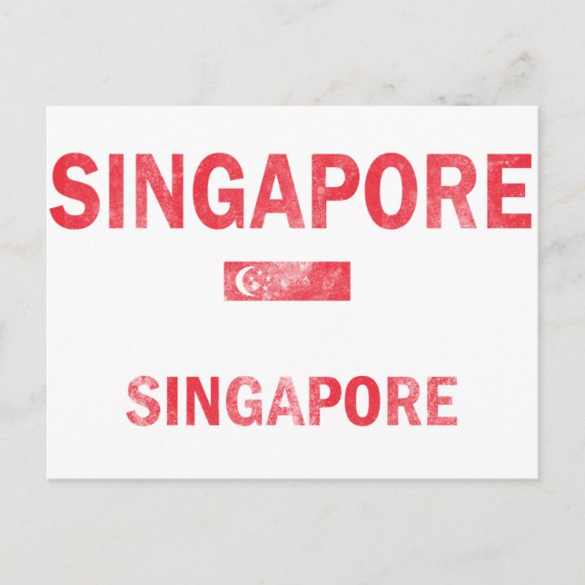 Cartão Postal Designs de Singapura (Frente)
