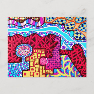 Cartão Postal Designs de sonho