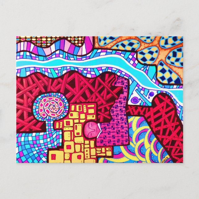 Cartão Postal Designs de sonho (Frente)