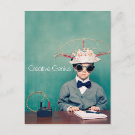 Cartão Postal Designs do Creative Genius