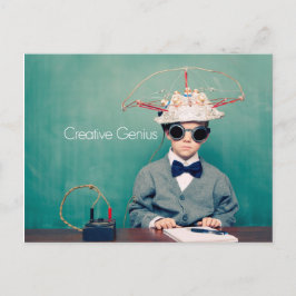 Cartão Postal Designs do Creative Genius