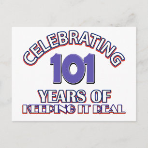 Cartão Postal Designs engraçadas de aniversário de 101ruas