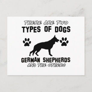 Cartão Postal Designs german shepherd engraçados