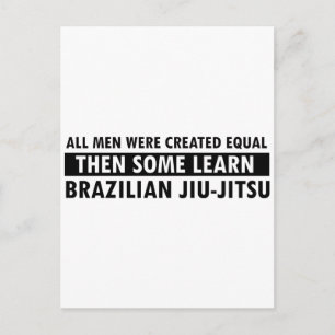 Cartão Postal Designs Jiu-Jitsu brasileiros