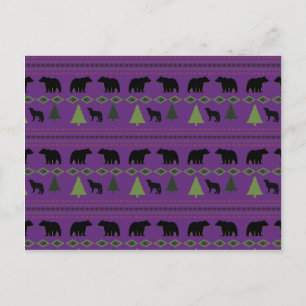Cartão Postal Designs nativos americanos