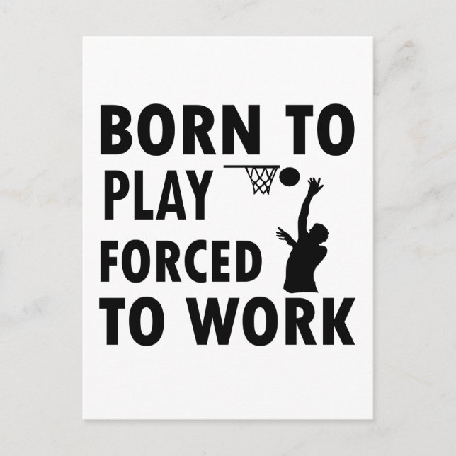 Cartão Postal Designs Netball legal (Frente)