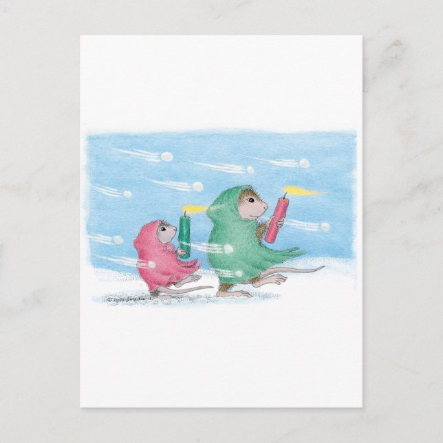 Cartão Postal Designs para mouse doméstico® (Frente)