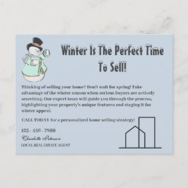 Cartão Postal Designs requintados para imóveis sazonais de inver