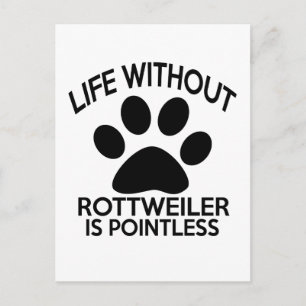 CARTÃO POSTAL DESIGNS ROTTWEILER