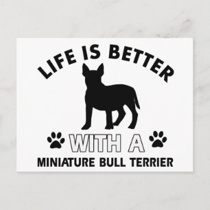 Cartão Postal Designs Terrier Miniatura