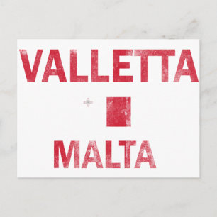 Cartão Postal Designs Valletta Malta