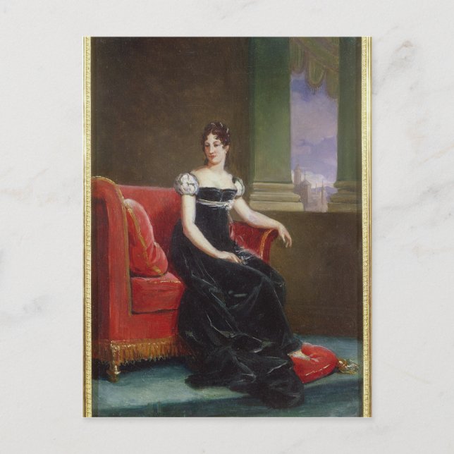 Cartão Postal Desiree Clary Queen of Suecia (Frente)