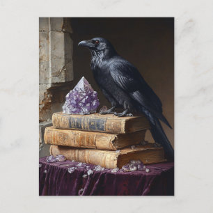 Cartão Postal Desligar Raven e Ametist Gothic