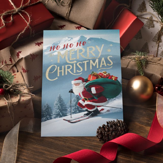 Cartão Postal Deslizando pelo Abraço do Inverno (Criador carregado)