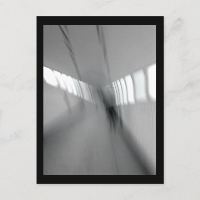 Cartão Postal deslocamento: linha vermelha/linha azul (Frente)