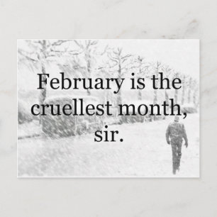 Cartão Postal Desolação Invernal