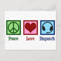 Despacho do operador de despacho do Peace Love