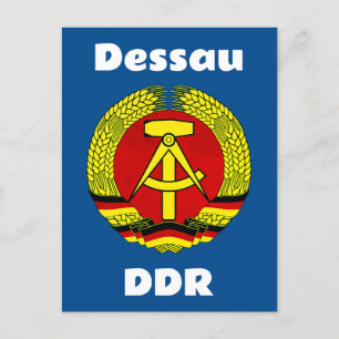 Cartão Postal Dessau, DDR, Dessau, Alemanha (Ossi Oriental)