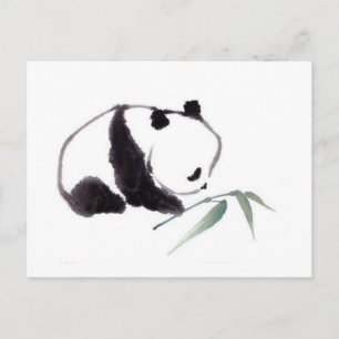 Cartão Postal Dessin panda