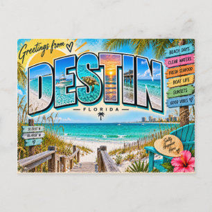 Cartão Postal Destin Flórida