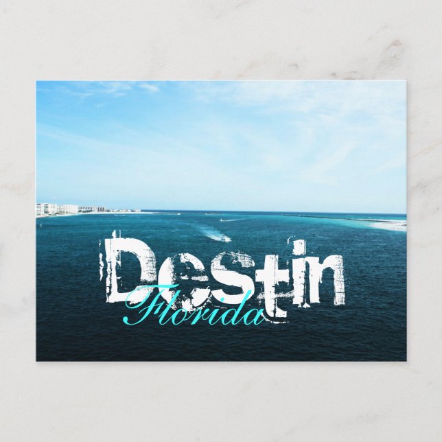 Cartão Postal Destin, Forida Harbor (Frente)