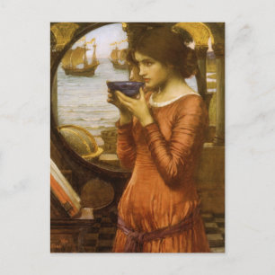 Cartão Postal Destino por John William Waterhouse