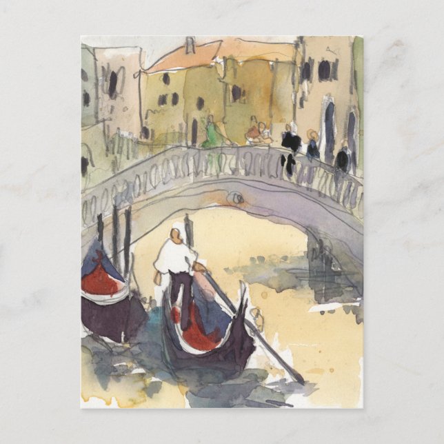 Cartão Postal Destinos | Venice Plein Air Gondola Ride (Frente)
