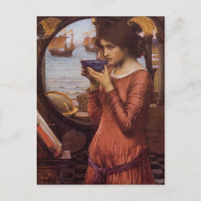 Cartão Postal Destiny John William Waterhouse (Frente)