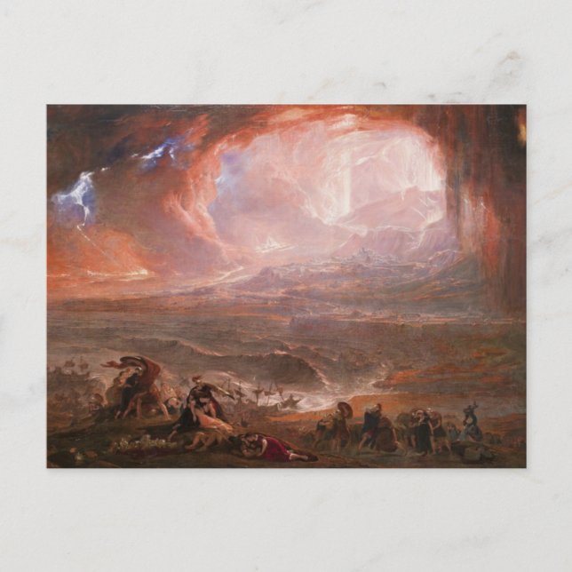 Cartão Postal Destruição De Pompeia E Herculaneum (Frente)