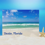 Cartão Postal Destruir Férias de Fotografia em Praia da Florida<br><div class="desc">Uma bela fotografia de praia tirada no destino ideal de férias de Destin, Flórida. As maravilhosas águas verdes de Sandestin se lavam até a costa arenosa sob céus azul sereno para fazer a foto perfeita das férias. Vender esses cartões postais bonitos no seu compro de praia ou comprar-os para enviá-los...</div>