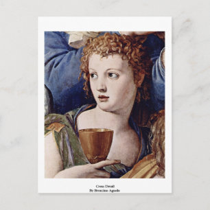 Cartão Postal Detalhe Cruzado De Bronzino Agnolo