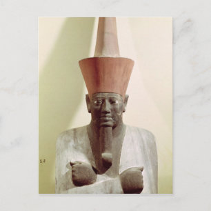 Cartão Postal Detalhe de uma estátua de Mentuhotep II