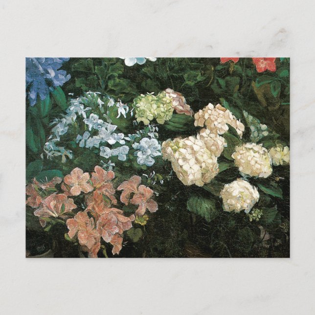 Cartão Postal Detalhe do Estudo das Flores (Frente)