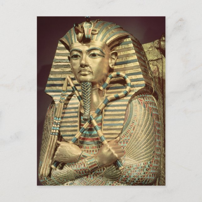 Cartão Postal Detalhe do segundo caixão do mummiform (Frente)