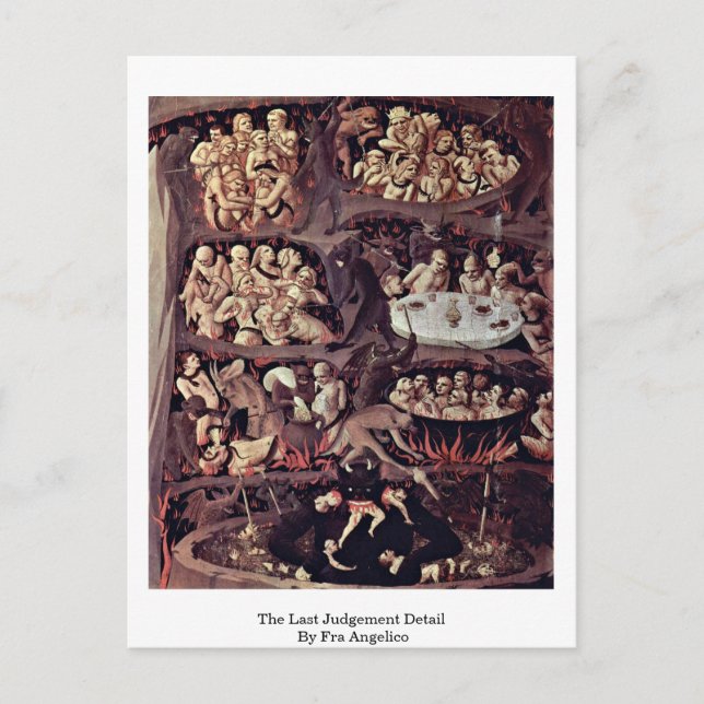 Cartão Postal Detalhe Do Último Acórdão De Fra Angelico (Frente)