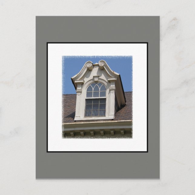 Cartão Postal Detalhes da janela (Frente)