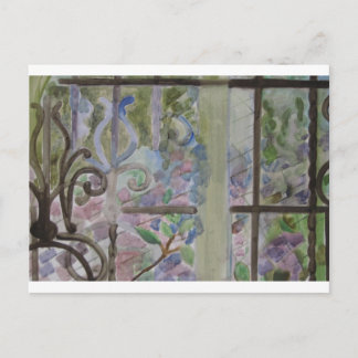 Cartão Postal Detalhes da janela Filas