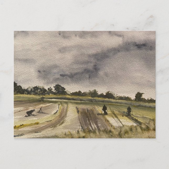 Cartão Postal Detecção de Metal nos Campos 2 (Frente)