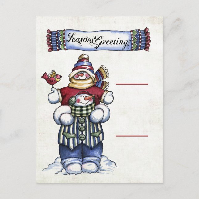 Cartão Postal Detentores de Placas Cane de Candy (Frente)