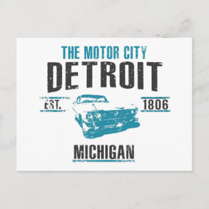 Cartão Postal Detroit