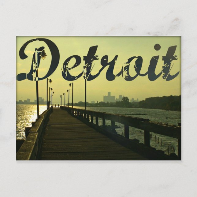 Cartão Postal Detroit (Frente)