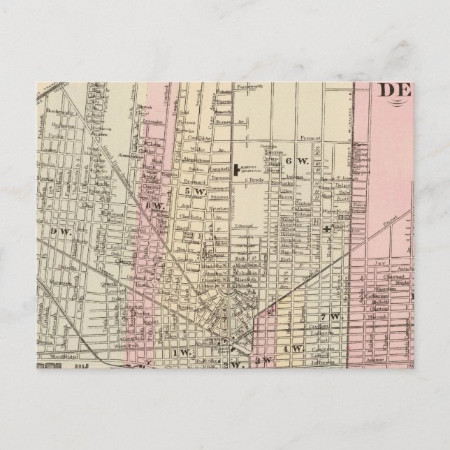 Cartão Postal Detroit (Frente)