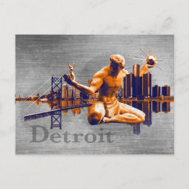 Cartão Postal Detroit City