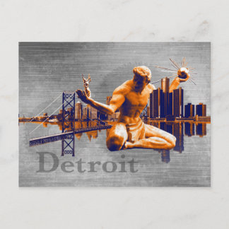 Cartão Postal Detroit City