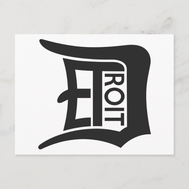 Cartão Postal Detroit D (Frente)