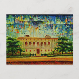 Cartão Postal Detroit Public Library Rendition - Cartão-postal